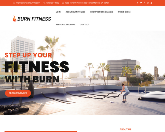 Burn Fitness Logo
