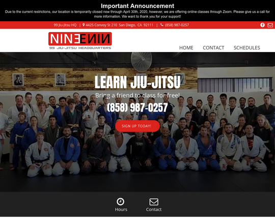 99 Jiu Jitsu Headquarters Logo