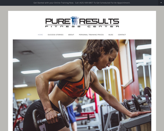 Pure Results Fitness Logo